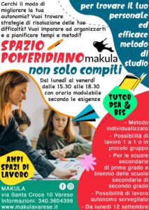 Spazio compiti Varese