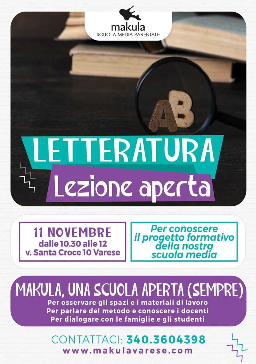 Lezione aperta di letteratura