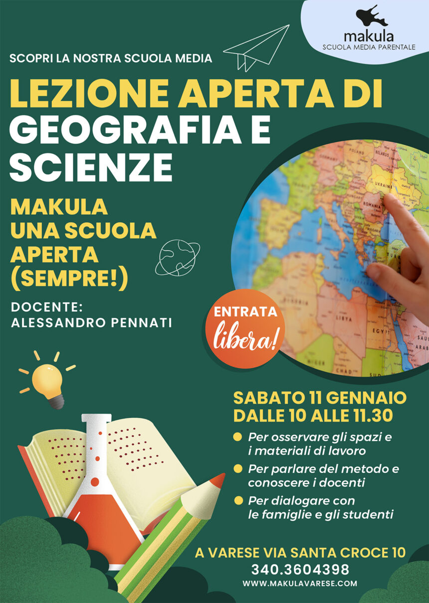 Lezioni aperte di Scienze e geografia